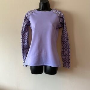 Nike Pro Fleece Lined Long Sleeve Tee MED EUC